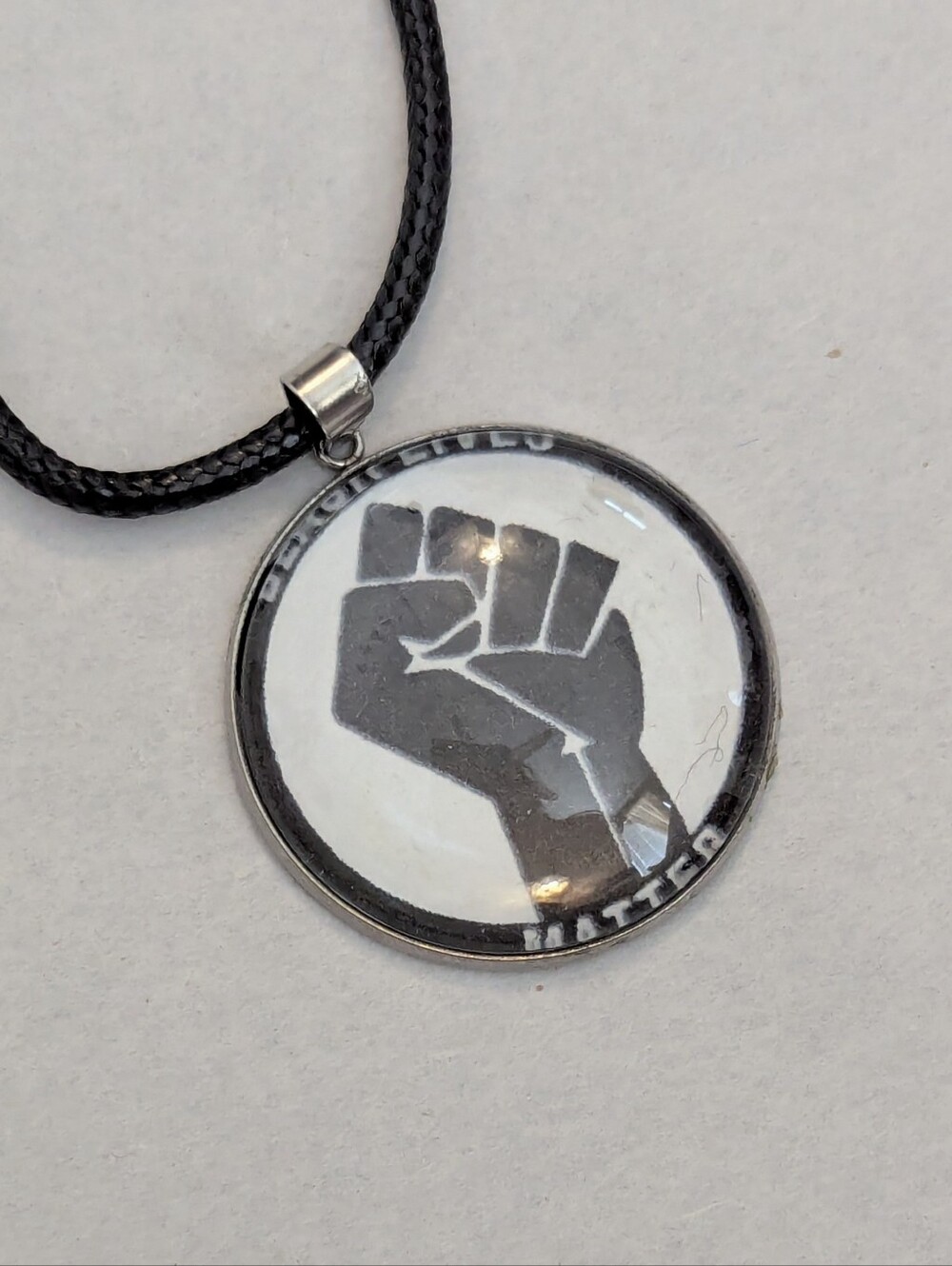Black Lives Matter Pendant Necklace - Statement Jewelry